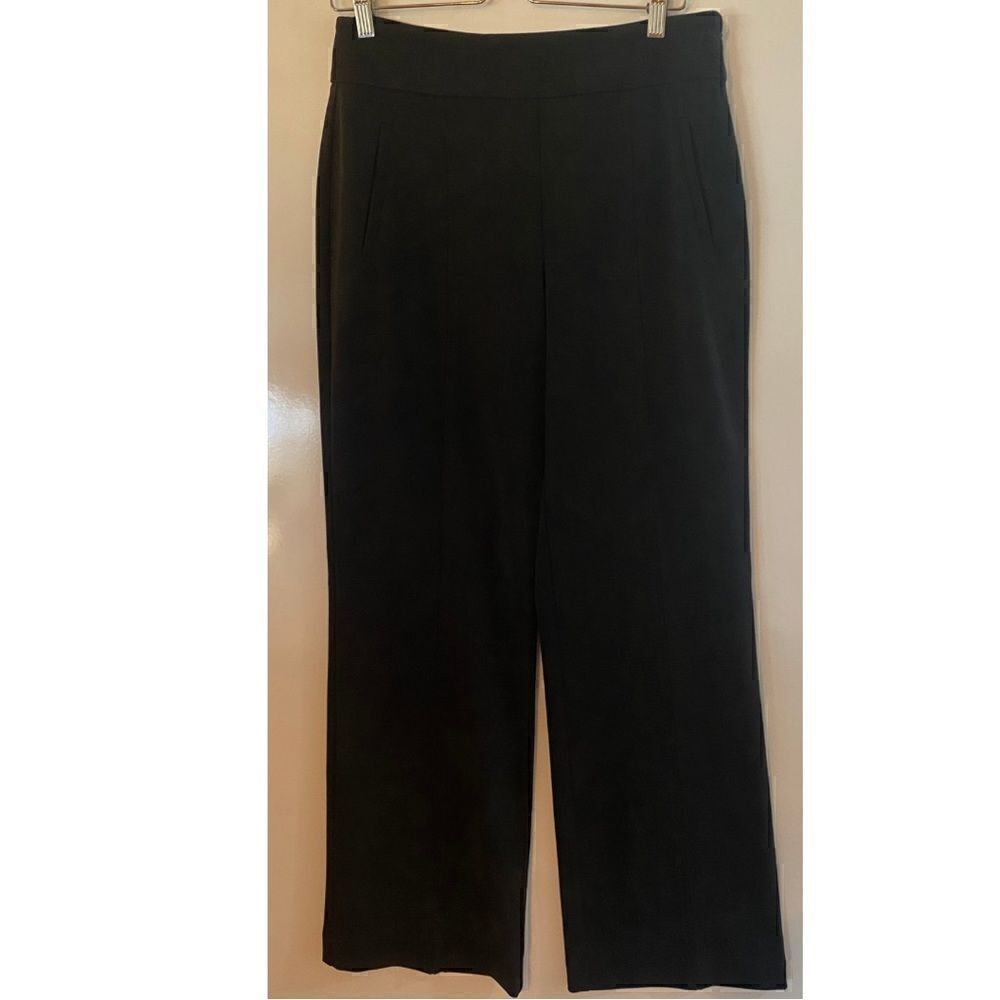 INC international concepts black wide leg work trousers size 8